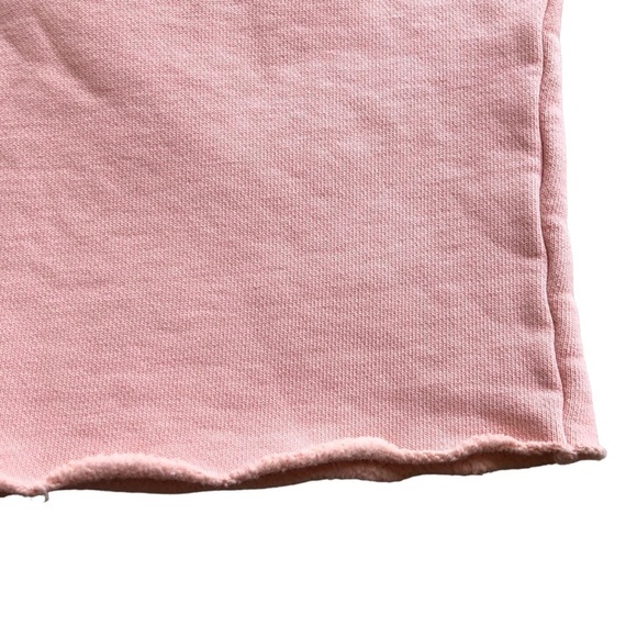 Spirit Jersey NWT Pink Cut Off Sweat Shorts - Picture 7 of 8